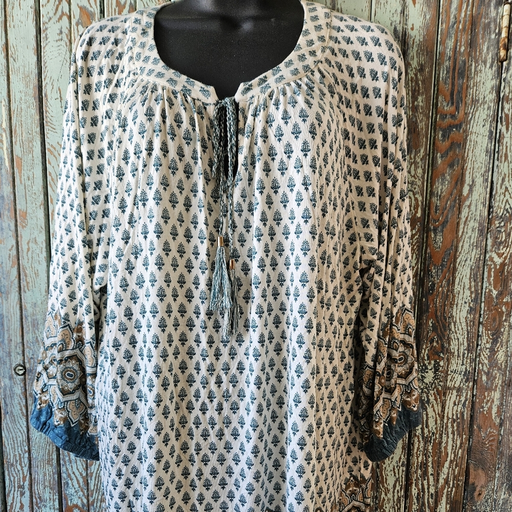 1X Rose & Olive Top